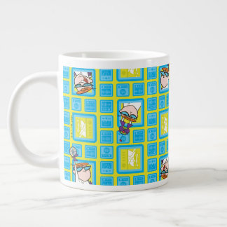 Dexters laboratorieexperiment i Mönster Jumbo Mugg