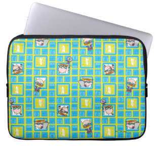 Dexters laboratorieexperiment i Mönster Laptop Fodral