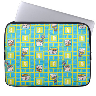 Dexters laboratorieexperiment i Mönster Laptop Fodral