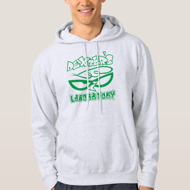 Dexters Laboratory Ansikte Logotyp Hoodie (Framsida)