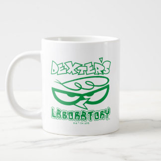 Dexters Laboratory Ansikte Logotyp Jumbo Mugg