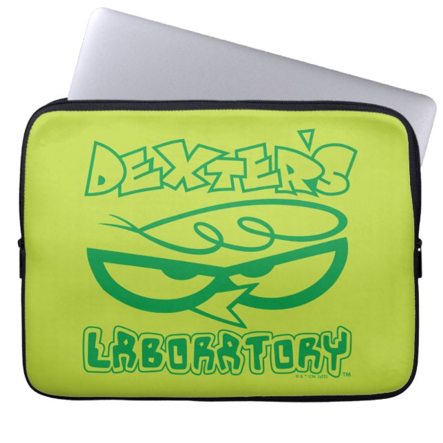 Dexters Laboratory Ansikte Logotyp Laptop Fodral (Framsidan)