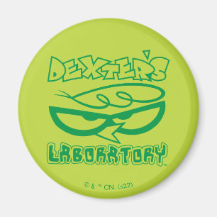 Dexters Laboratory Ansikte Logotyp Magnet