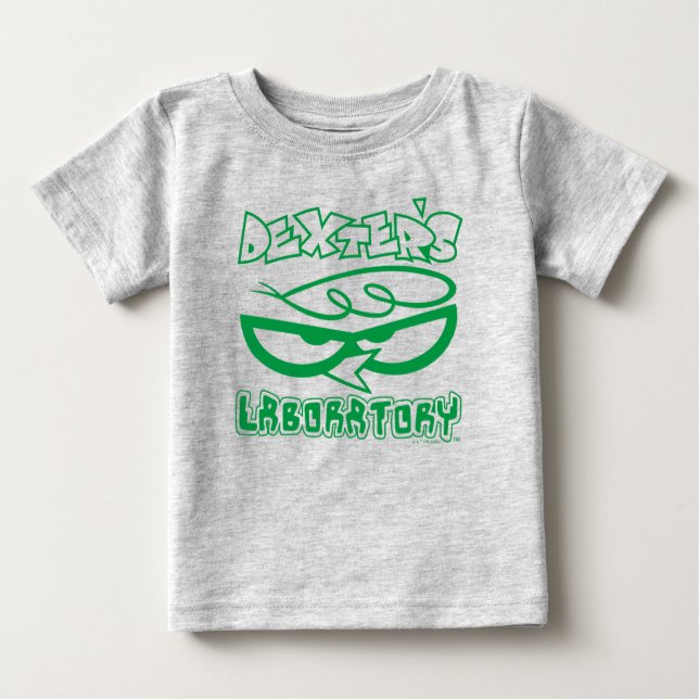 Dexters Laboratory Ansikte Logotyp T Shirt (Framsida)