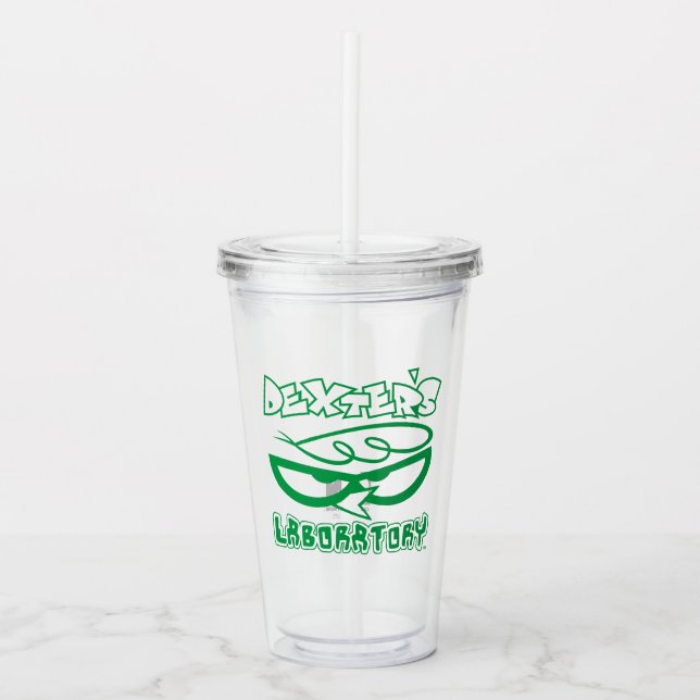 Dexters Laboratory Ansikte Logotyp Take Away Mugg (Framsida)