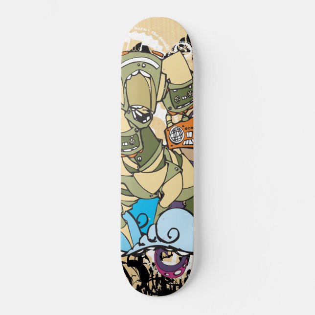 Dezeinswell "följedel 3", skateboard bräda 20,5 cm (Framsida)
