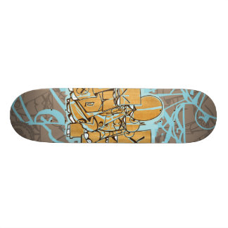 Dezeinswell "skrämselklubb ", skateboard bräda 20,5 cm