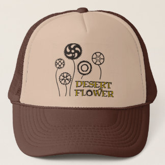 Dezert blommahatt truckerkeps