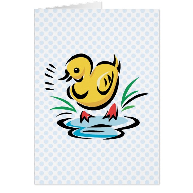 Dezzy anka hälsningskort (Framsidan)