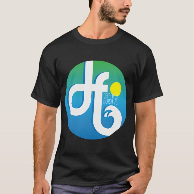 DFB: Deerfield Beach, FL T Shirt (Framsida)