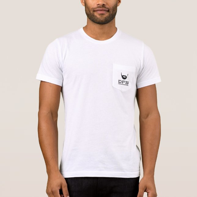 DFS White Pocket T-Shirt (Framsida)