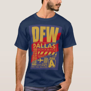 DFW Dallas flygplats T Shirt