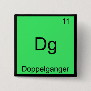 Dg - Doppelganger Funny Chemistry Inslag-symbol Knapp