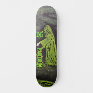 DG-målningar Grön skördare Mini Skateboard Bräda 18,5 Cm