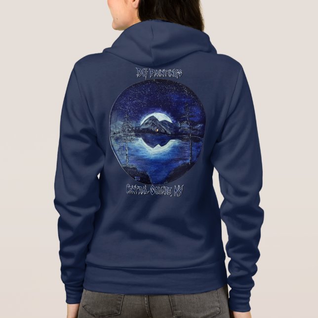 DG Paintings Bergreflektion T-shirt (Baksida)