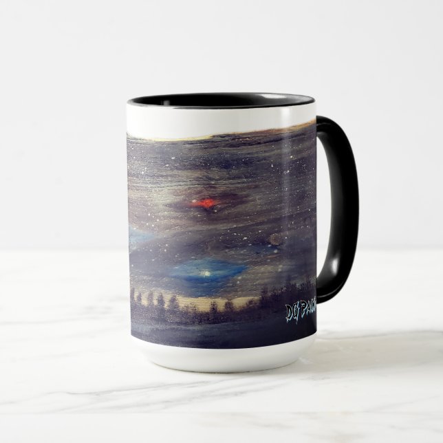 DG Paintings Cosmic Forest  Mugg (Framsida höger)