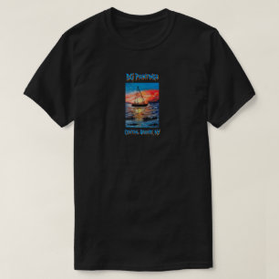 DG Paintings Solnedgång Segel Centrala torget NY t Shirt