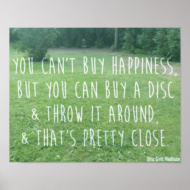 DGM-lycka på en disk Poster (Framsidan)