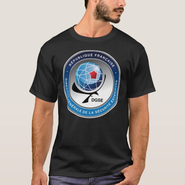 DGSE FRANSK INTELLIGENCE SERVICE Classic T-Shirt (Framsida)