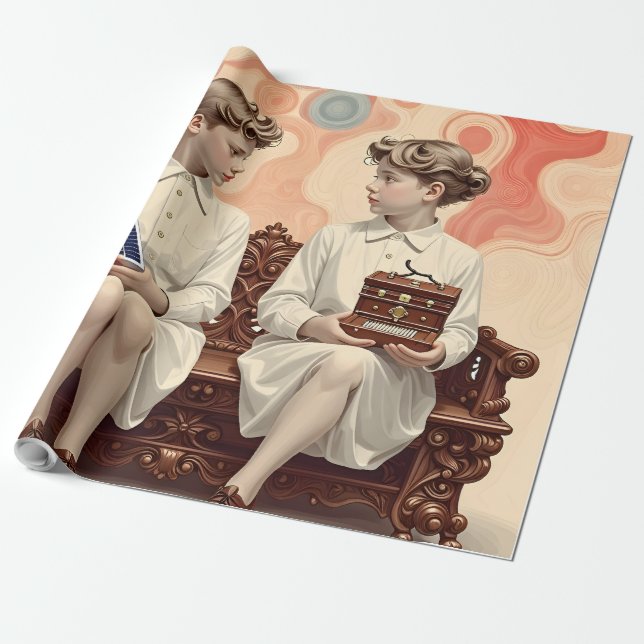 /DH.Lee/ butik _ Wrapping Papper 06 Presentpapper (Utrullad)