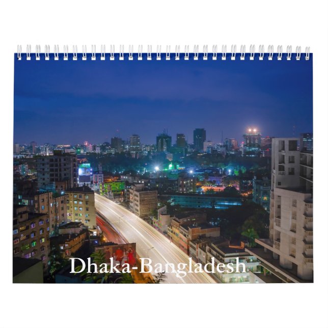 Dhaka-Bangladesh Calendar Kalender (Omslag)