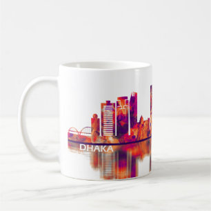 Dhaka Bangladesh Skyline Kaffemugg