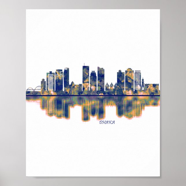 Dhaka Skyline Poster (Framsidan)