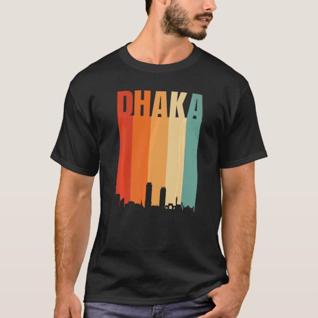 Dhaka Skyline T Shirt (Framsida)
