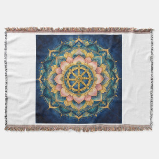 Dhamar Lotus Mandala Filt