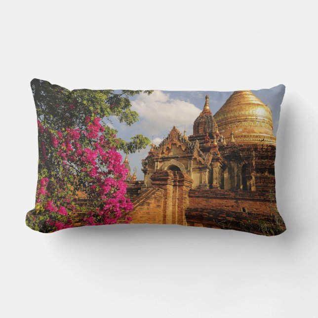 Dhamma Yazaka Pagoda i Bagan, Myanmar Lumbarkudde (Framsida)