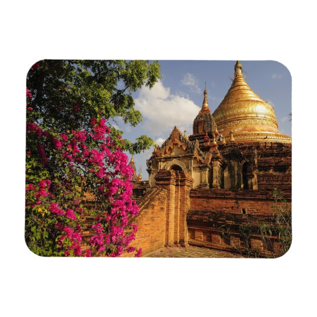 Dhamma Yazaka Pagoda i Bagan, Myanmar Magnet (Horisontell)