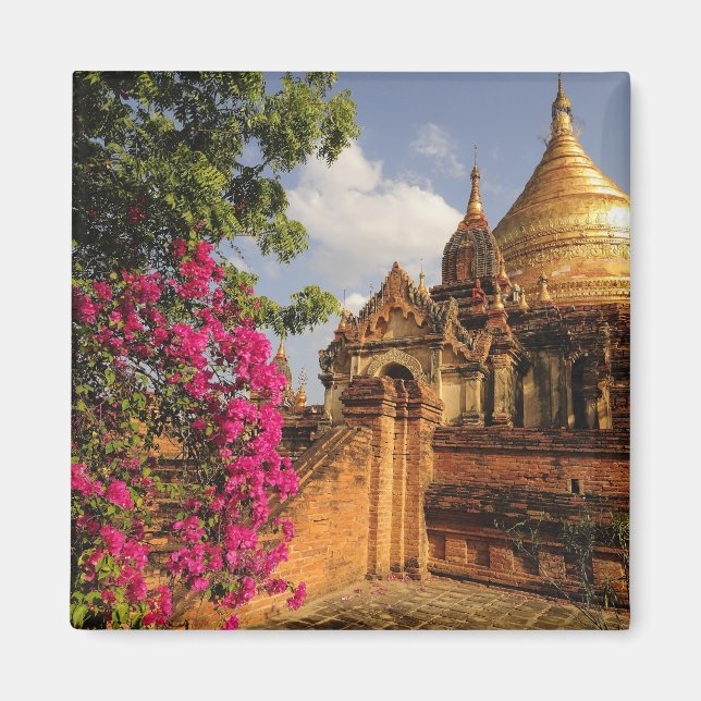 Dhamma Yazaka Pagoda i Bagan, Myanmar Magnet (Framsidan)