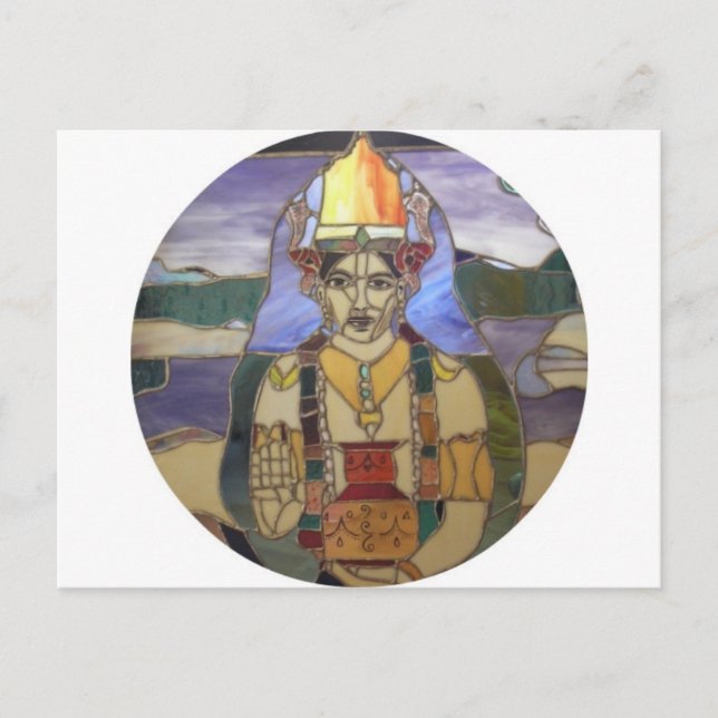 Dhanvantari Postcard Vykort (Framsida)