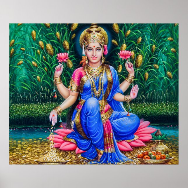 Dhanya Lakshmi av Sapar Brothers Poster (Framsidan)