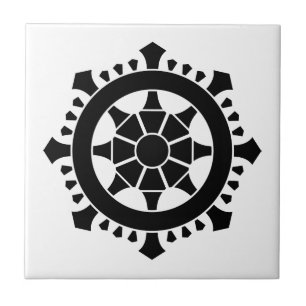 Dharma-chakra Kakelplatta