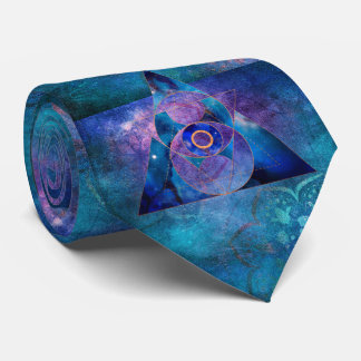 Dharma Helig Geometry Galaxy Neck Tie Slips