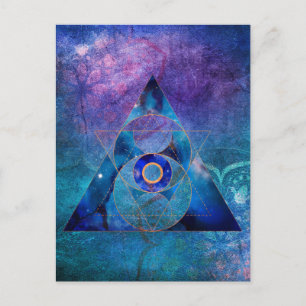 Dharma Helig Geometry Galaxy Vykort