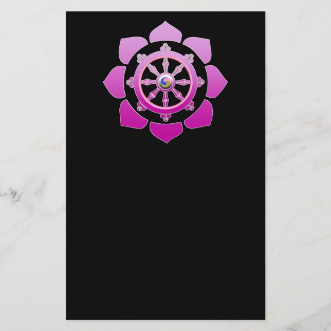 Dharma-hjul Flygblad (Framsidan)