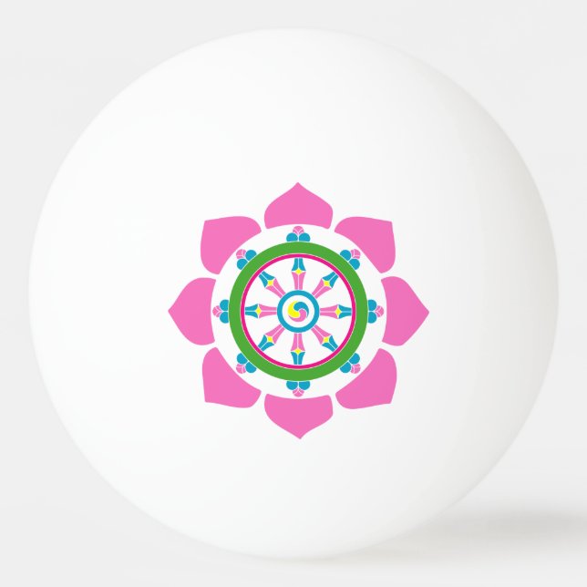 Dharma-hjul Pingisboll (Baksidan)
