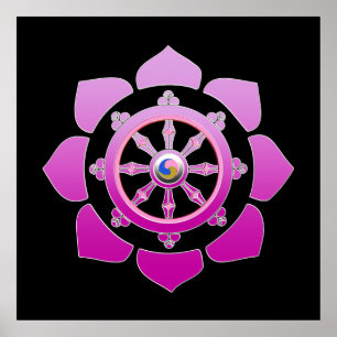 Dharma-hjul Poster