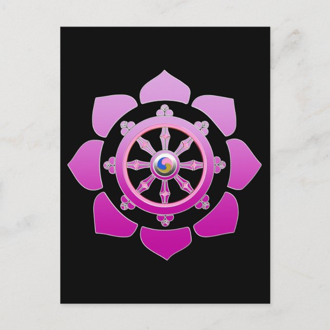 Dharma-hjul Vykort (Framsida)
