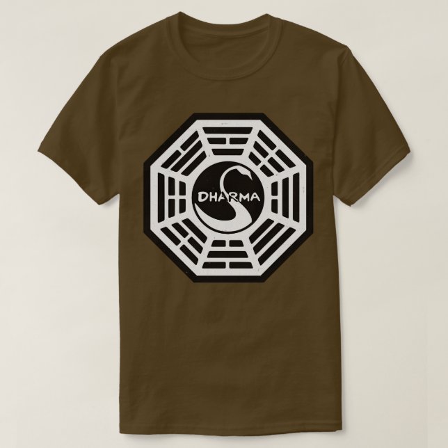 Dharma Initiative vintage Borttappad T Shirt (Design framsida)