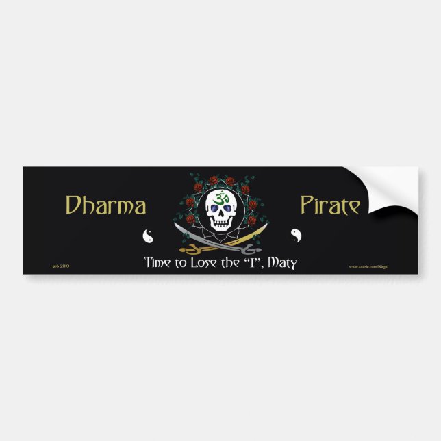 Dharma pirat 2 bildekal (Framsidan)