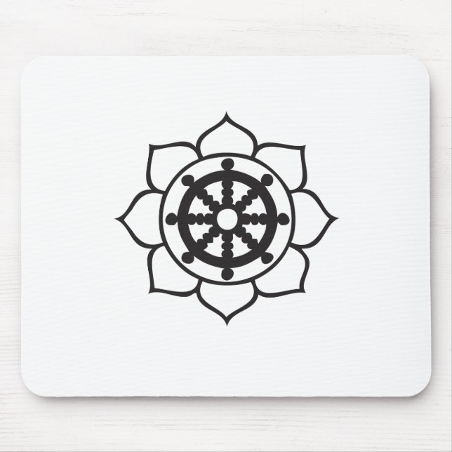Dharma rullar lotusblomma musmatta (Framsidan)