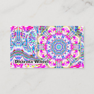 Dharma Wheel (du kan ändra ord) Visitkort