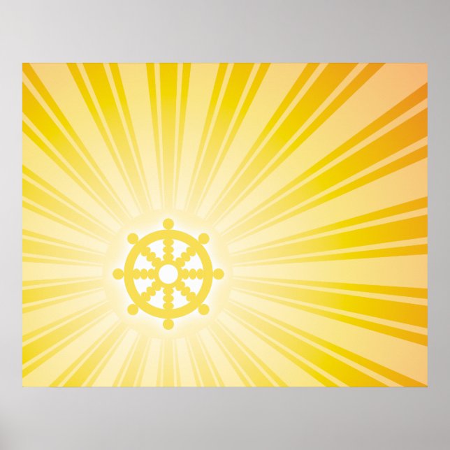 Dharma Wheel Energy Poster (Framsidan)