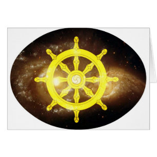Dharma Wheel Hälsningskort