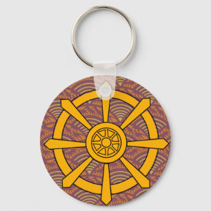 Dharma Wheel Nyckelring