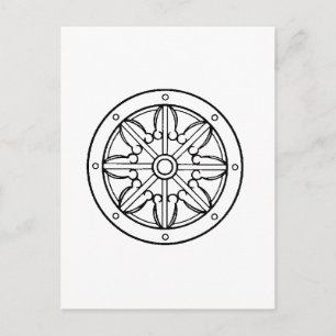 Dharma Wheel Vykort