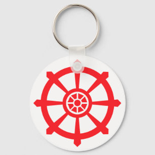 Dharma Wheel Wisdom Nyckelring